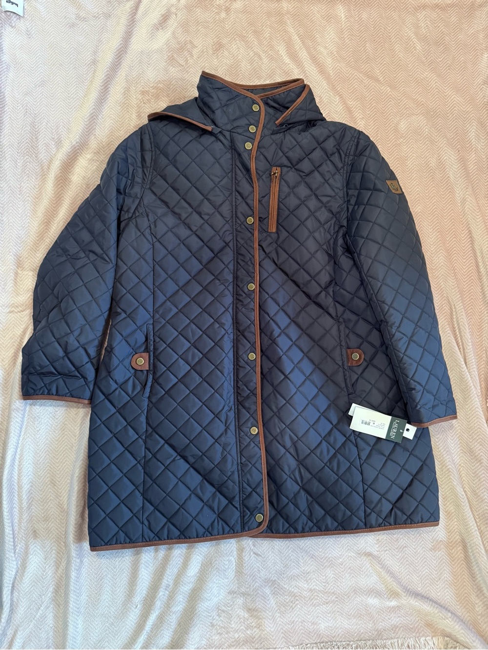 NWT Ralph Lauren Quilted Hooded Jacket - size 1X